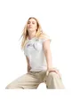 T-shirt Femme Graphics Floral Cat Logo Tee
