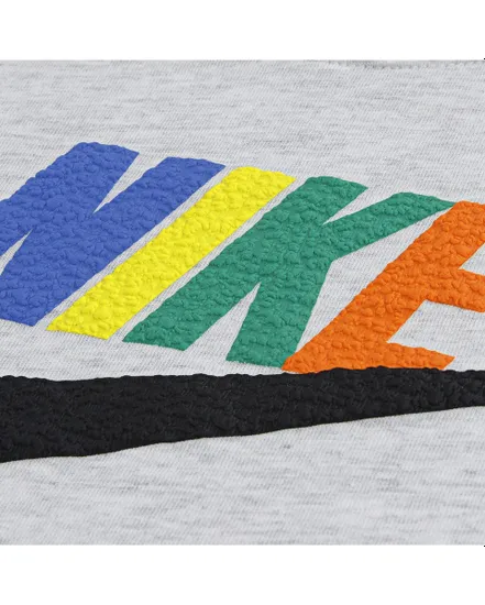 T-shirt Jeune enfant NKN CLUB FAMILY S/S KNIT TOP Gris