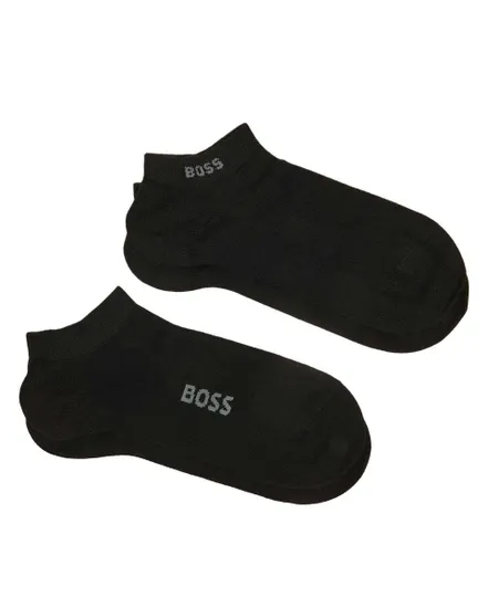 Lot de 2 paires de chaussettes Homme 2P AS LOGO BAMBOO Noir