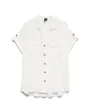 Chemise Femme VMBUMPY SS SHIRT WVN GA NOOS Blanc