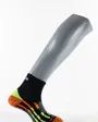 1 paire de chaussettes Unisexe SOQ PODY AIR RUN SILVER Noir