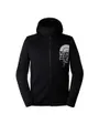 Sweat zip à capuche Homme M MERAK HOODIE Noir