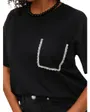 T-Shirt Femme Jumbo Dentelle