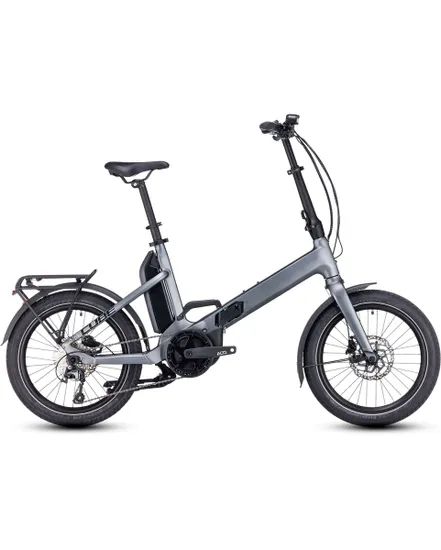 Vélo électrique pliant Unisexe FOLD SPORT HYBRID 500 Gris