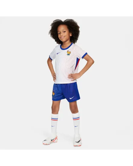 Ensemble de football Enfant FFF LK NK DF STAD KIT AW Blanc