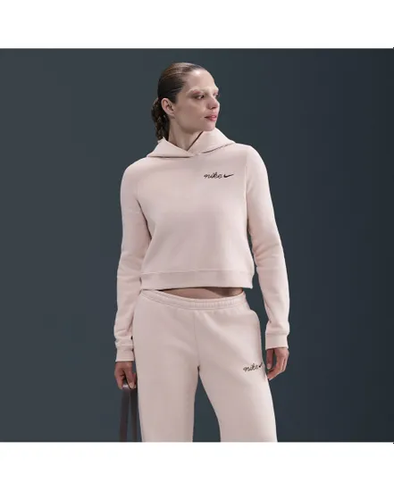 Sweat à capuche Femme W NSW PHNX FLC SHRUNKEN HOODIE Rose