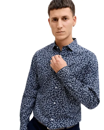 Chemise Homme JPRBLABLACKPOOL PRINT LS SHIRT