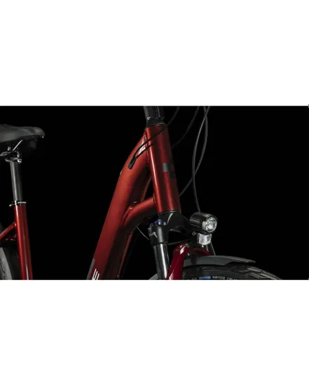 Vélo trekking Unisexe TOURING EXC Rouge