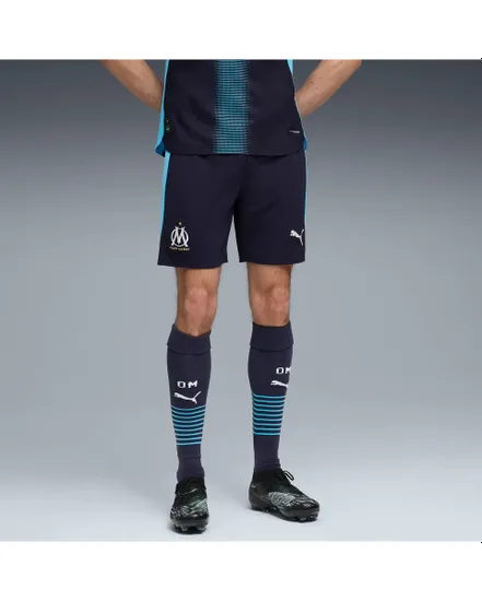Short de football Homme OM SHORTS REPLICA W/ Bleu