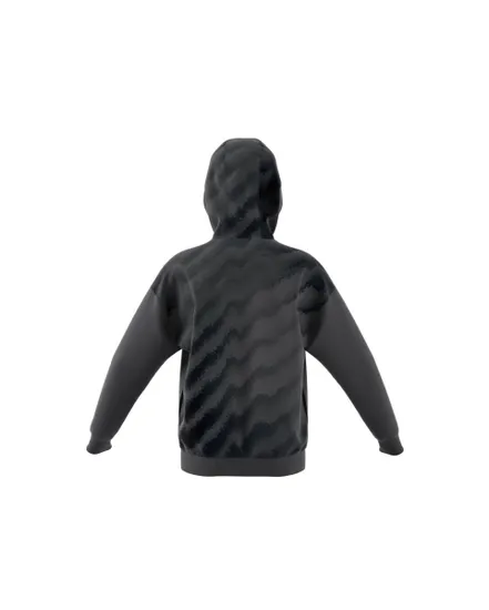 Sweat a capuche manches longues Enfant U D AOP FZ HD Gris