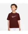 T-shirt Enfant B NK DF MULTI SS TOP HBR Marron