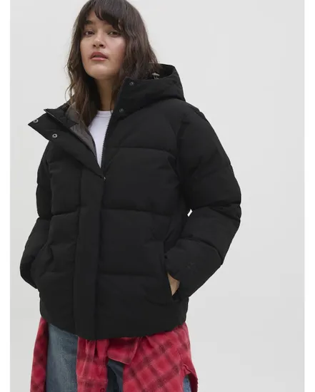 Doudoune à capuche Femme JXGLOBAL PUFFER JACKET OTW ACT Noir