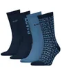 Chaussettes Homme Levi's Boîte Cadeau Denim Logo 4P