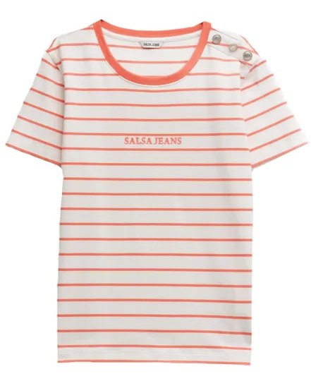 T-Shirt Femme Stripes Branding