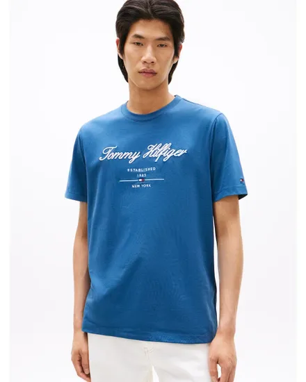 T-shirt Homme SCRIPT LOGO TEE Bleu