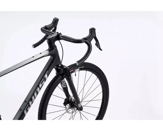 Vélo Gravel Unisexe ASKET CF 30 Noir/Argent