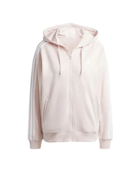 Sweat zip à capuche Femme W 3S FT FZ O HD Rose