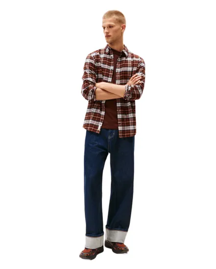 Chemise Homme REG FLANNEL CHECK SHIRT EXT Multicolore