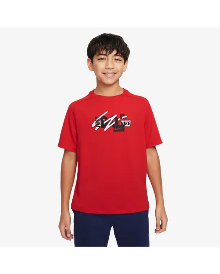 T-shirt Enfant plus agé B NK DF MULTI SS TOP SSNL GX Rouge