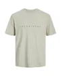 T-shirt manches courtes Homme JJESTAR JJ TEE SS NOOS Gris