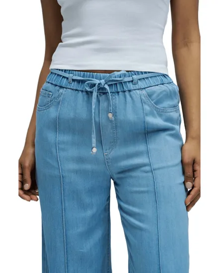 Pantalon Jogger Femme Salsa Wide Lightdenim