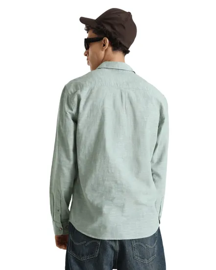 Chemise Homme JJESUMMER LINEN BLEND SHIRT L/S SN