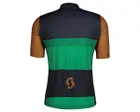 Maillot manches courtes Homme RC TEAM Marron/Vert Amazone