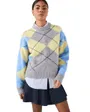Pull Homme Argyle Alpaga