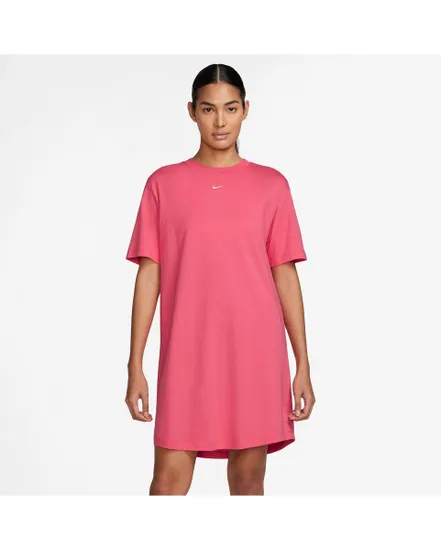 Robe Femme W NSW ESSNTL SS DRESS TSHRT Rose