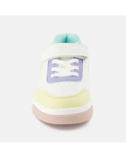 Chaussures Enfant LCS COURT BREAKER GIRL PS OPTICAL WHITE/ Multicolore
