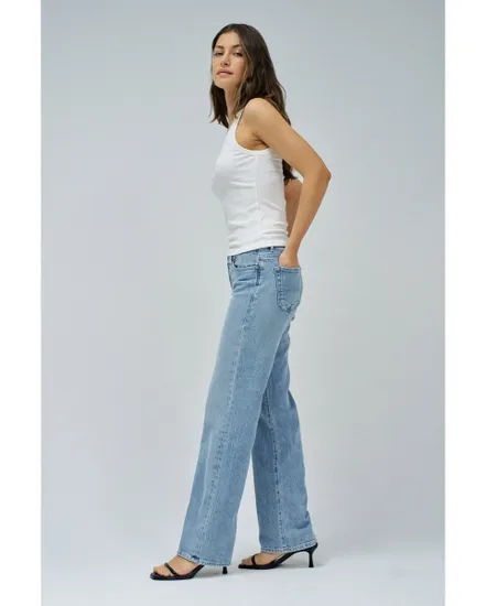 Débardeur Femme TANK TOP WITH EMBROIDERED BRANDING Blanc