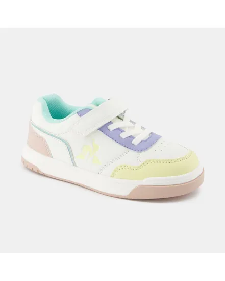 Chaussures Enfant LCS COURT BREAKER GIRL PS OPTICAL WHITE/ Multicolore