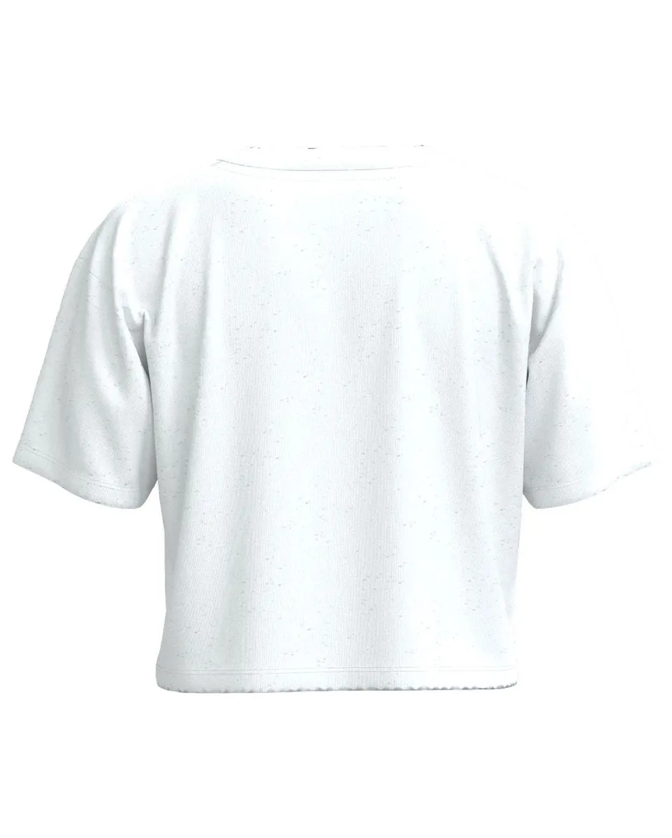 Under Armour Branded Logo Crop SS (White)-1376751-100