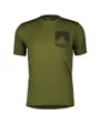 T-shirt manches courtes Homme GRAVEL 20 Vert/Noir