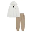 Ensemble de survetement Enfant JDN MJ BRKLN FLC FZ SET Blanc
