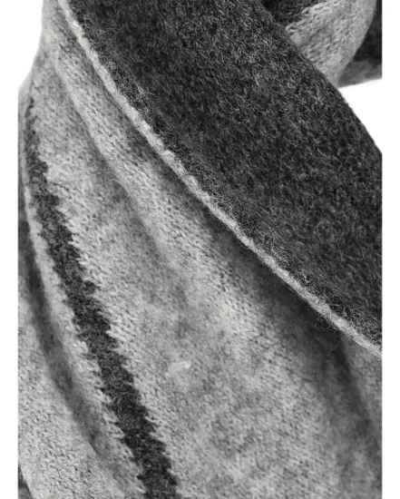 Écharpe Femme VICALLIS JACQUARD KNIT SCARF/EF Gris Foncé