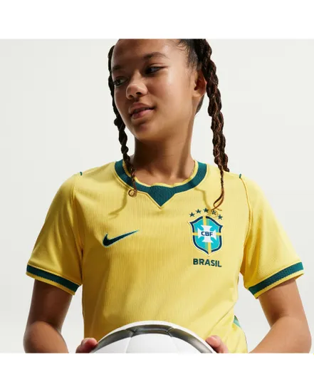 Maillot de football Enfant CBF Y NK DF JSY SS STAD HM Jaune