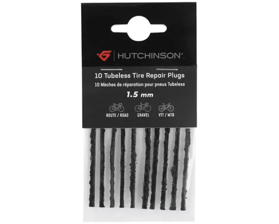 Kit de 10 mèches de réparation TUBELESS TIRE REPAIR PLUGS 1,5mm