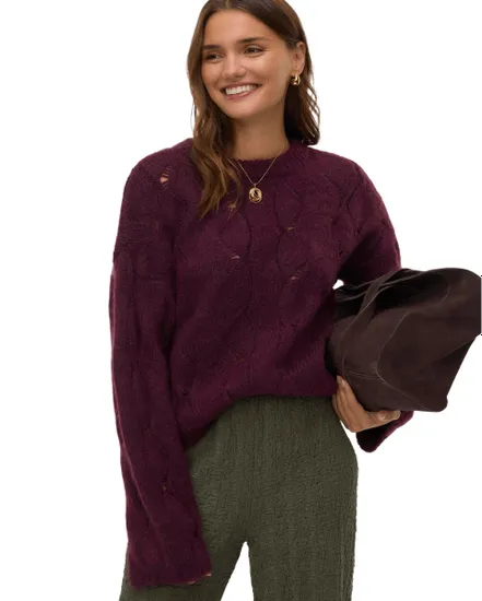 Pull Femme Vmnewlina Manches Longues