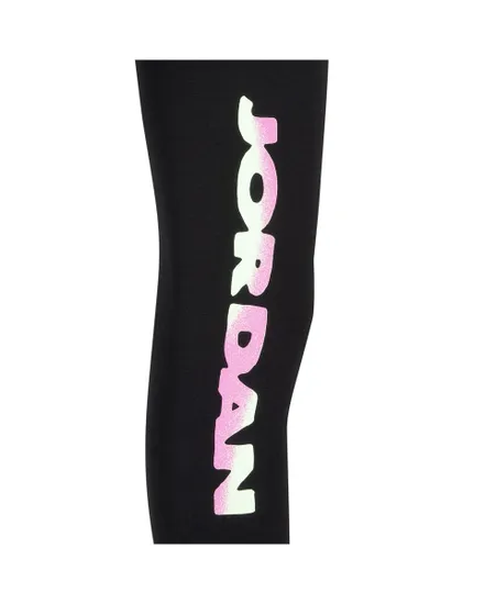 Legging Fille DELORIS JORDAN FLOWER LEGGING Noir