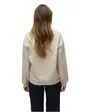 Sweat col rond Femme VMCLORA L/S O-NECK SWEAT JRS LCS GA Beige