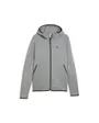 Veste zip Homme PUMATECH SLIM ELEVATED FULL-ZIP HOODIE DK Gris