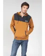 Sweatshirt à capuche manches longues Homme GURIN FL M Bronze