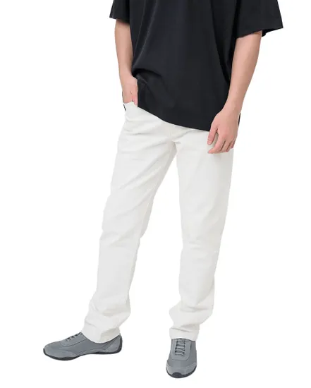 Jean Homme Denton Slim Straight Fit Blanc