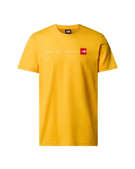 T-shirt Homme M SS NEVER STOP EXPLORING TEE Jaune