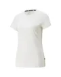 T-shirt manches courtes Femme W ESS+ EMBROID TEE Blanc