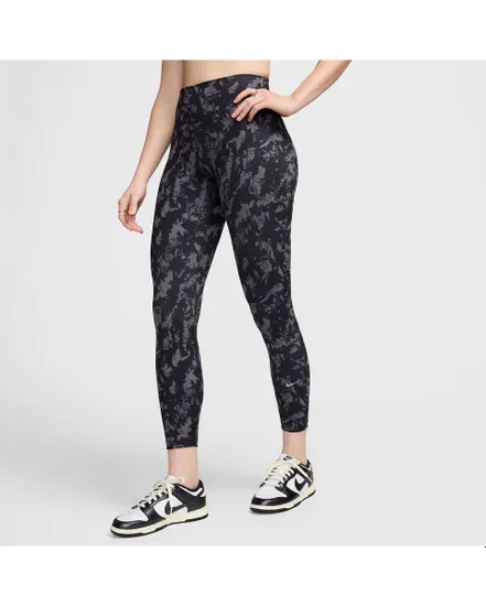 Legging Femme W NK DF ONE HR 7/8 TIGHT AOP Noir