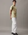 T-shirt Homme CK EMBRO BADGE TEE Beige