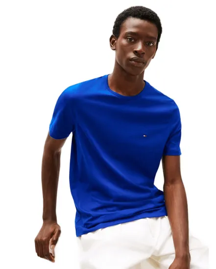 T-shirt col rond Homme ESS SEASONAL REG FIT SOLID TEE Bleu