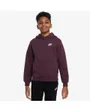 Sweat à capuche manches longues Enfant K NSW CLUB FLC HDY LBR Bordeaux